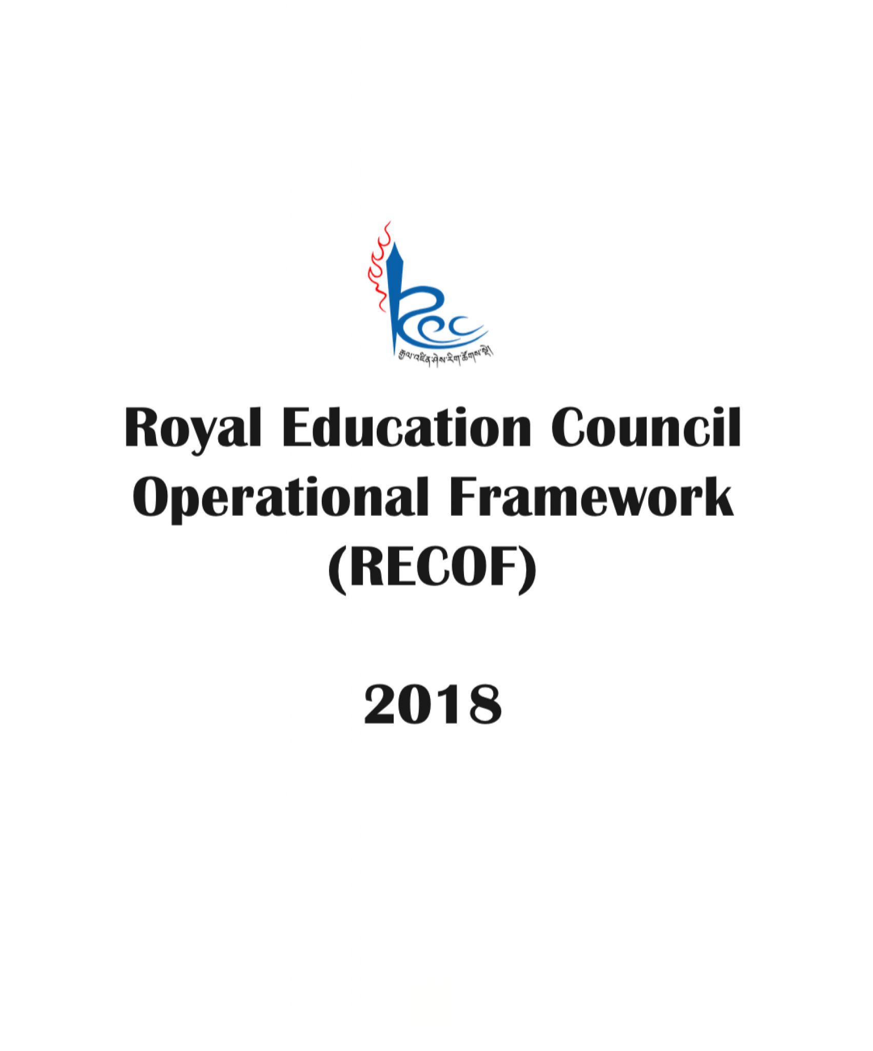 Royal Education Council Operational Framework (RECOF) – Network on ...