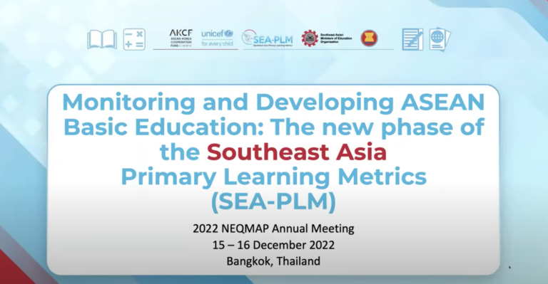 Monitoring and Developing ASEAN Basic Education: The New Phase of the ...