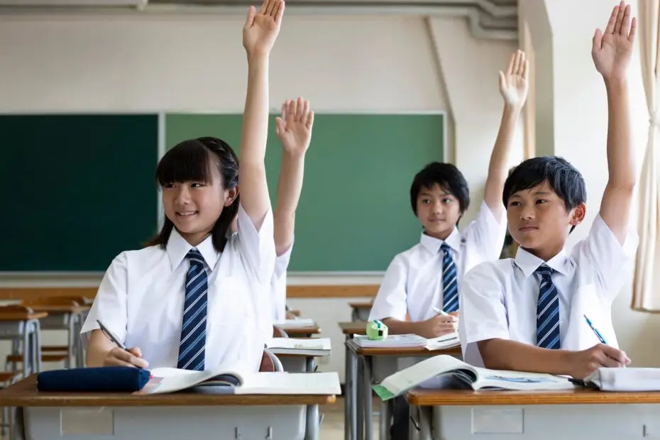 Junior,High,School,Class,Scene